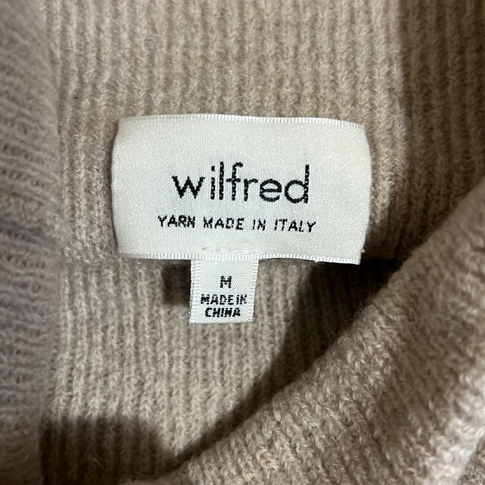 ARITZIA Wilfred Montpellier Turtleneck 100% Wool - Picture 6 of 9
